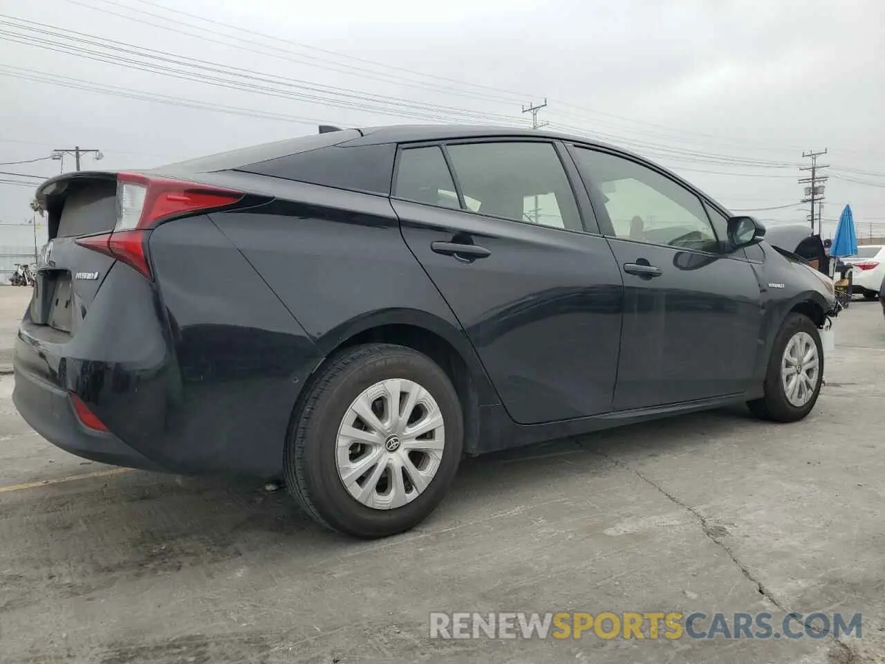 3 Фотография поврежденного автомобиля JTDKAMFU2M3148890 TOYOTA PRIUS 2021
