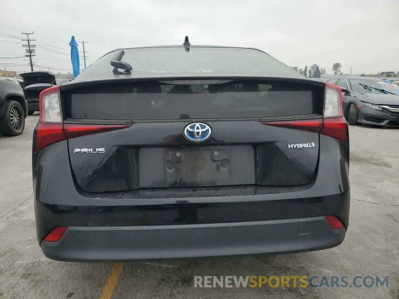 6 Фотография поврежденного автомобиля JTDKAMFU2M3148890 TOYOTA PRIUS 2021