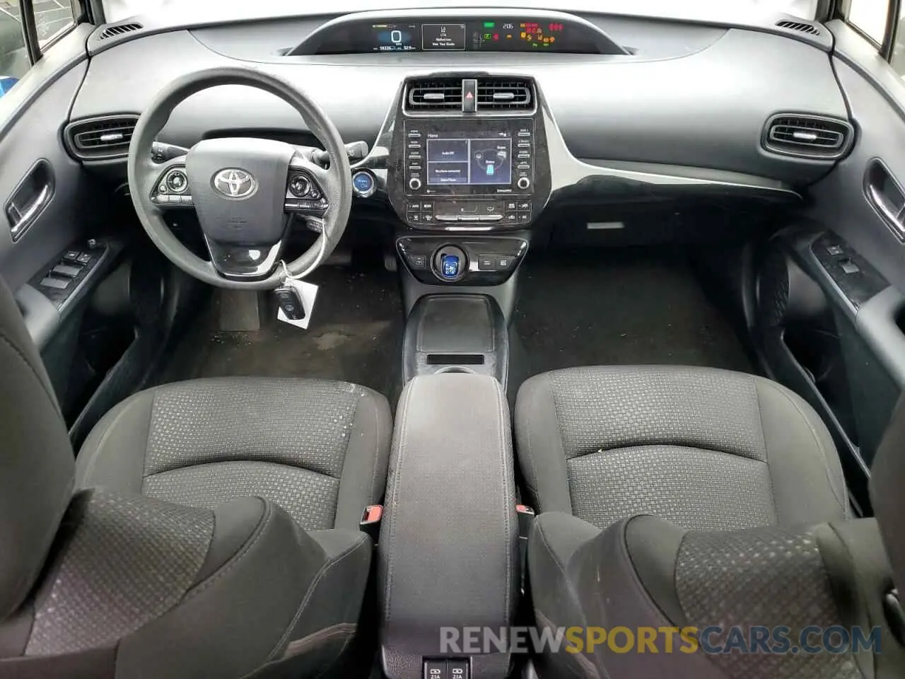 8 Фотография поврежденного автомобиля JTDKAMFU2M3148890 TOYOTA PRIUS 2021