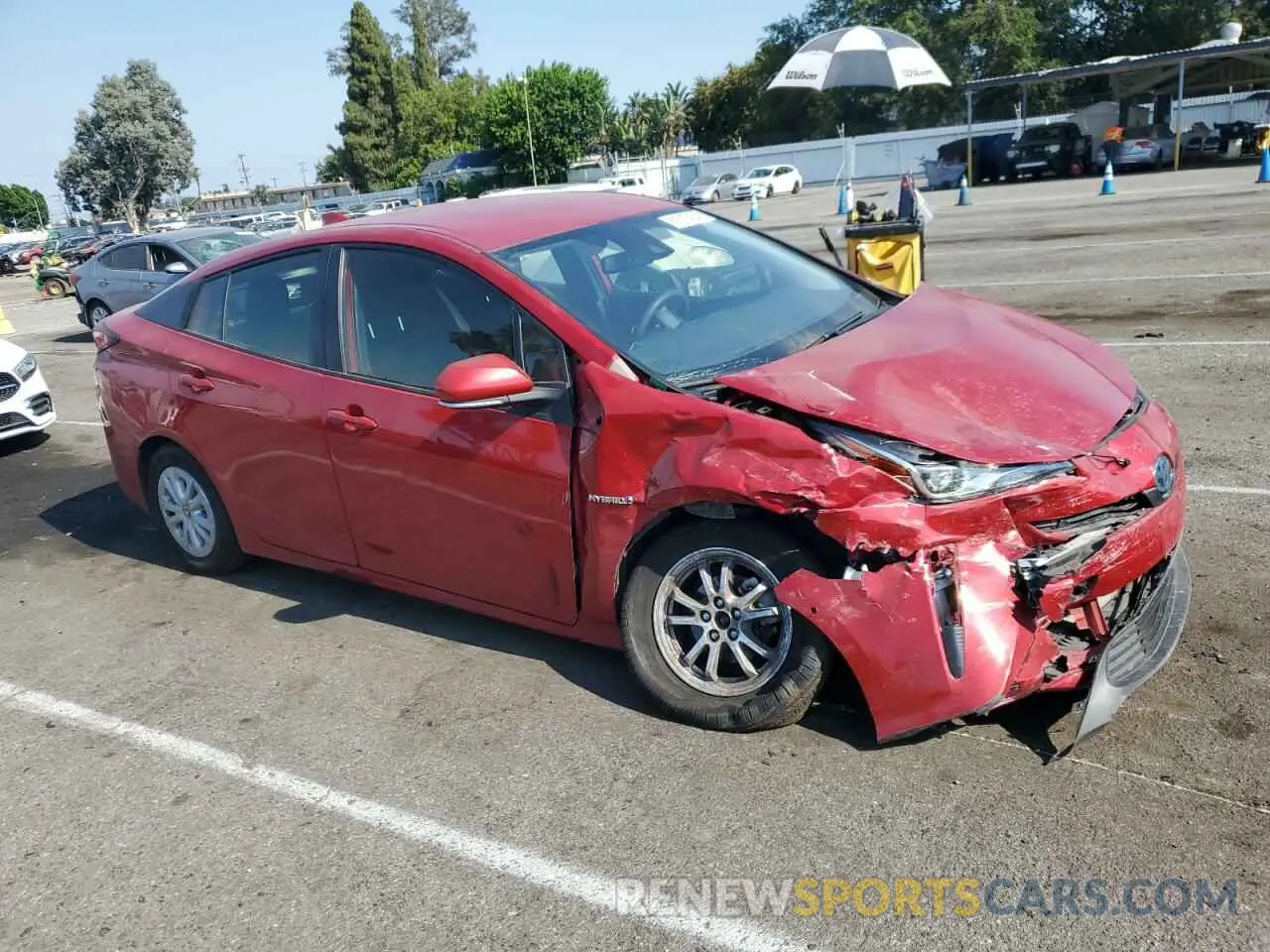 4 Photograph of a damaged car JTDKAMFU2M3148971 TOYOTA PRIUS 2021