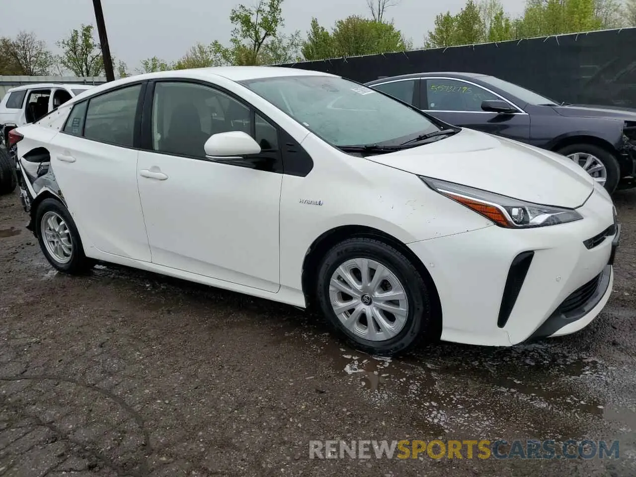 4 Photograph of a damaged car JTDKAMFU2M3150350 TOYOTA PRIUS 2021