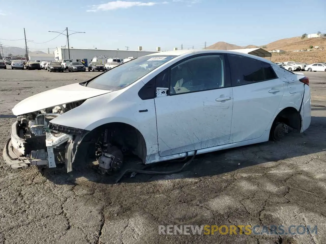 1 Фотография поврежденного автомобиля JTDKAMFU3M3128003 TOYOTA PRIUS 2021