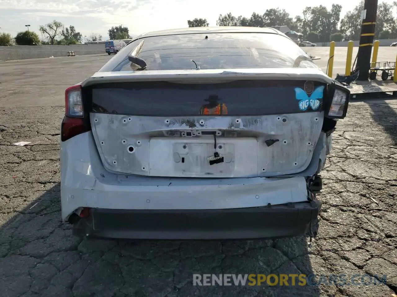6 Фотография поврежденного автомобиля JTDKAMFU3M3128003 TOYOTA PRIUS 2021