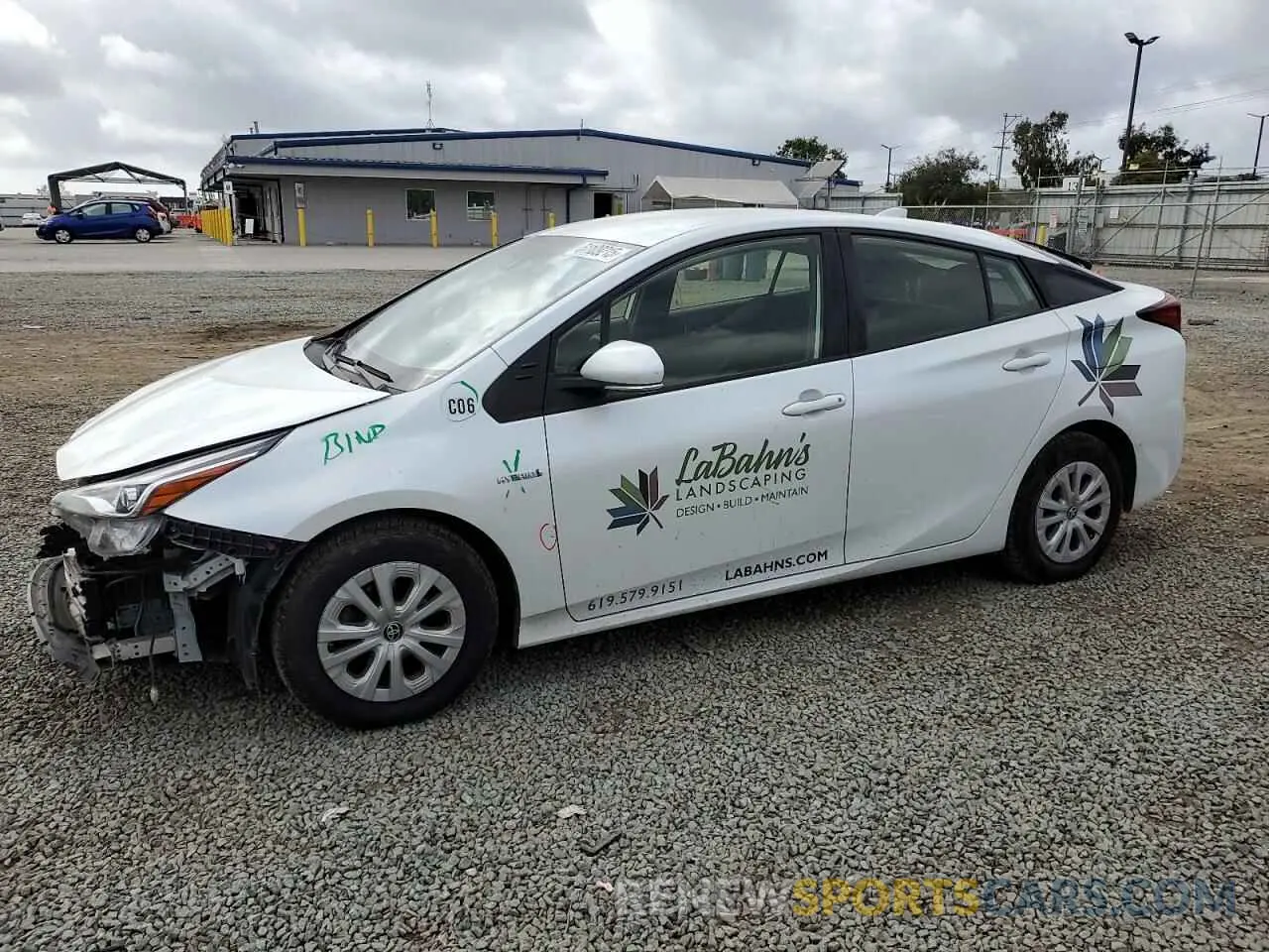 1 Photograph of a damaged car JTDKAMFU3M3139888 TOYOTA PRIUS 2021