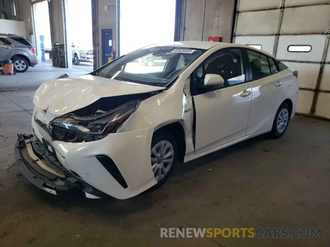 1 Photograph of a damaged car JTDKAMFU3M3145383 TOYOTA PRIUS 2021