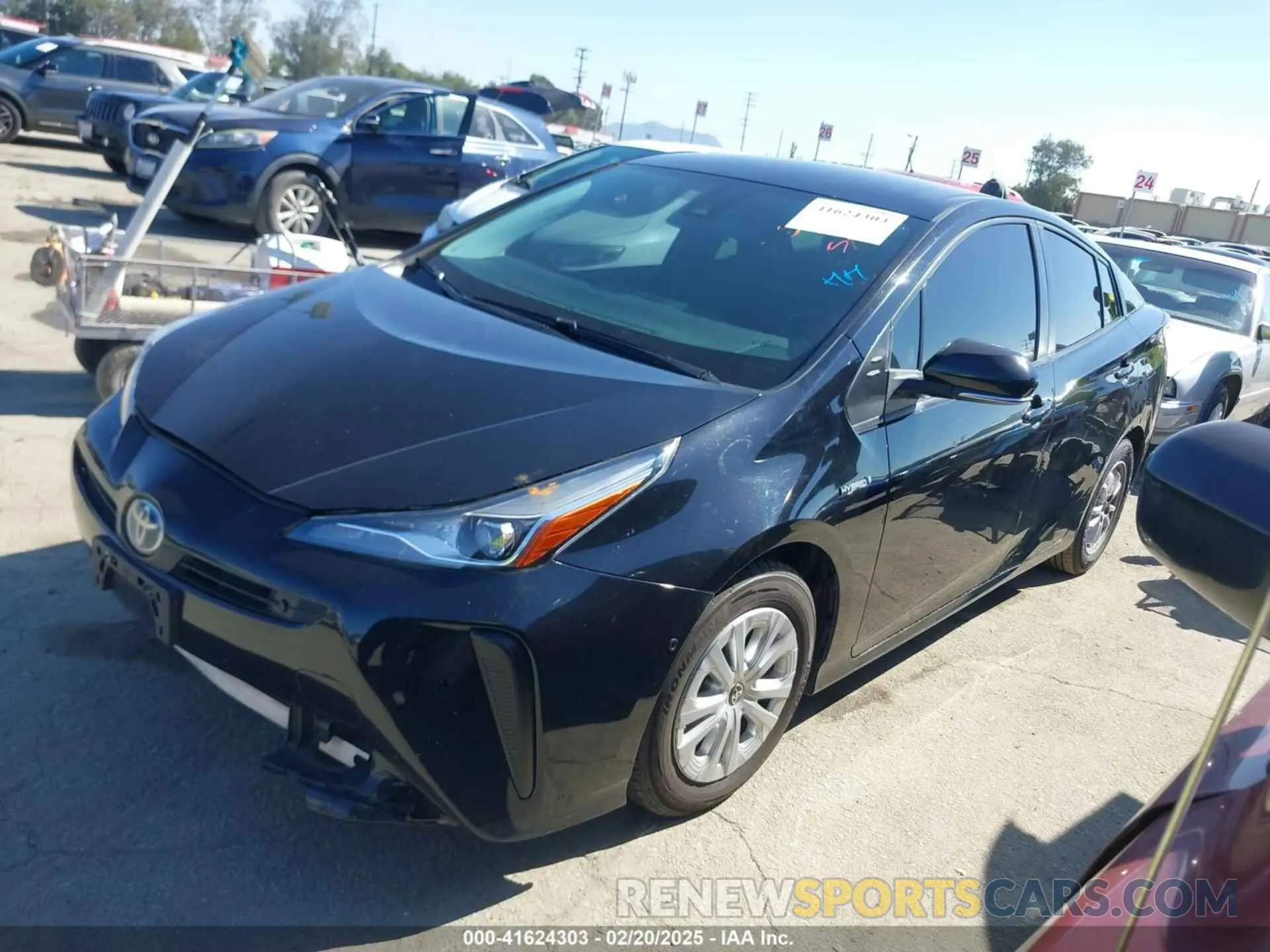 2 Photograph of a damaged car JTDKAMFU3M3148574 TOYOTA PRIUS 2021