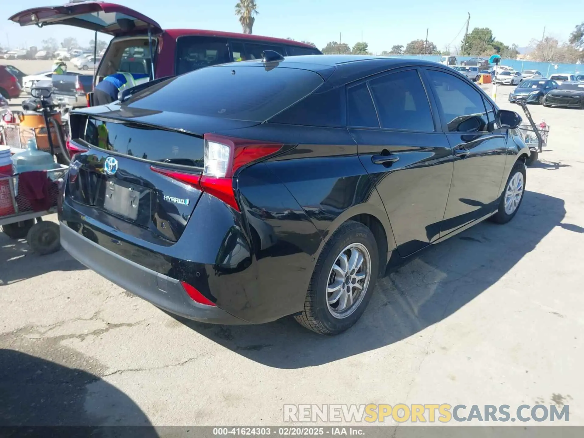4 Photograph of a damaged car JTDKAMFU3M3148574 TOYOTA PRIUS 2021