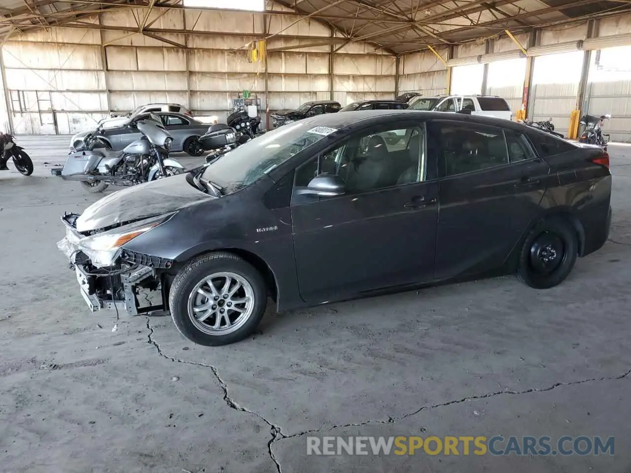 1 Photograph of a damaged car JTDKAMFU3M3149255 TOYOTA PRIUS 2021