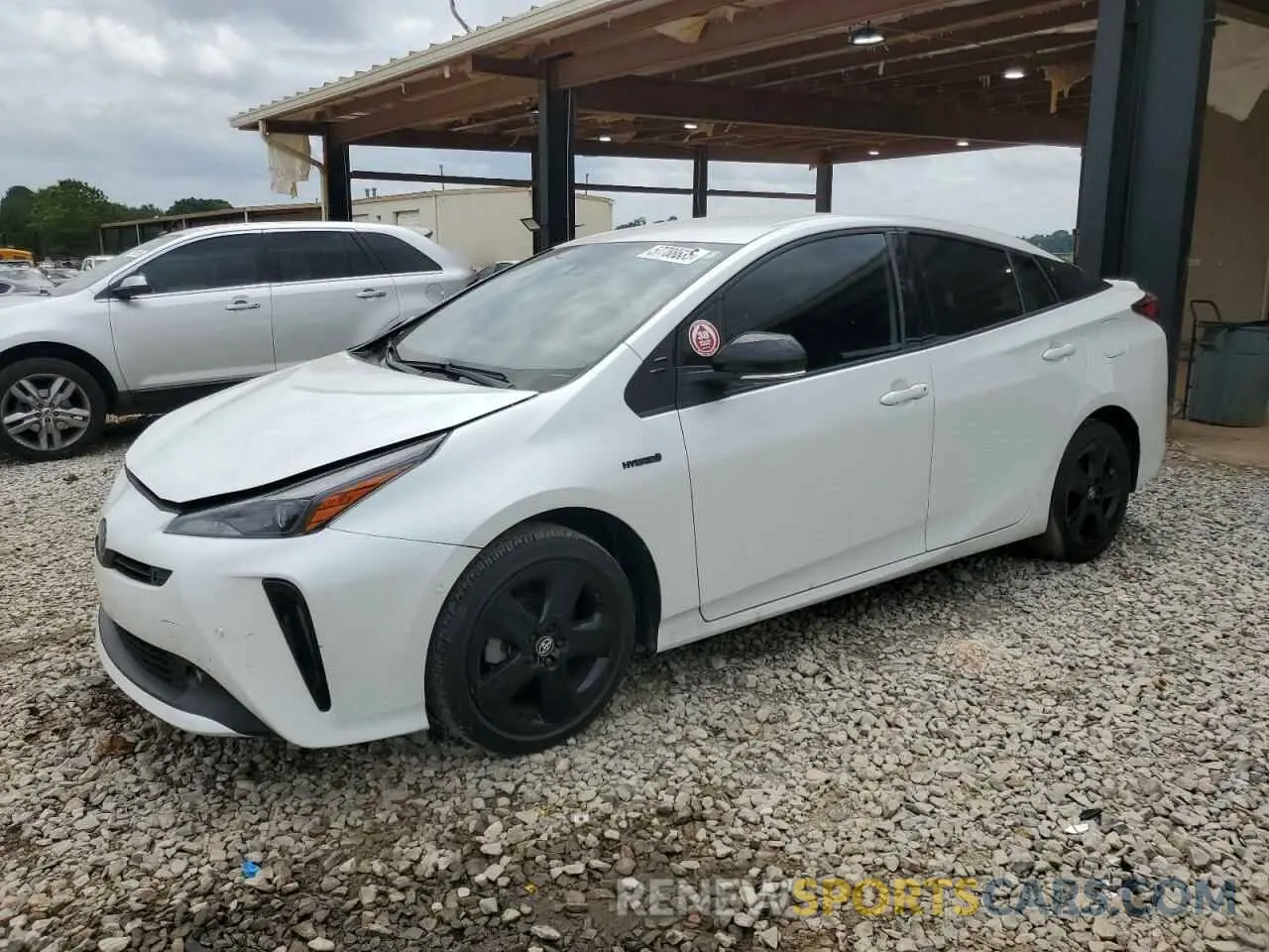 1 Photograph of a damaged car JTDKAMFU4M3129824 TOYOTA PRIUS 2021
