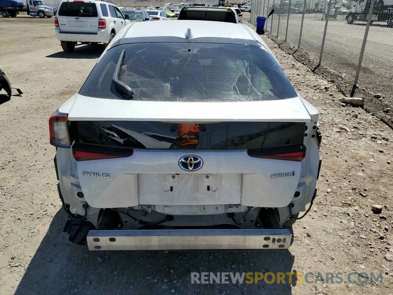 6 Photograph of a damaged car JTDKAMFU4M3131492 TOYOTA PRIUS 2021