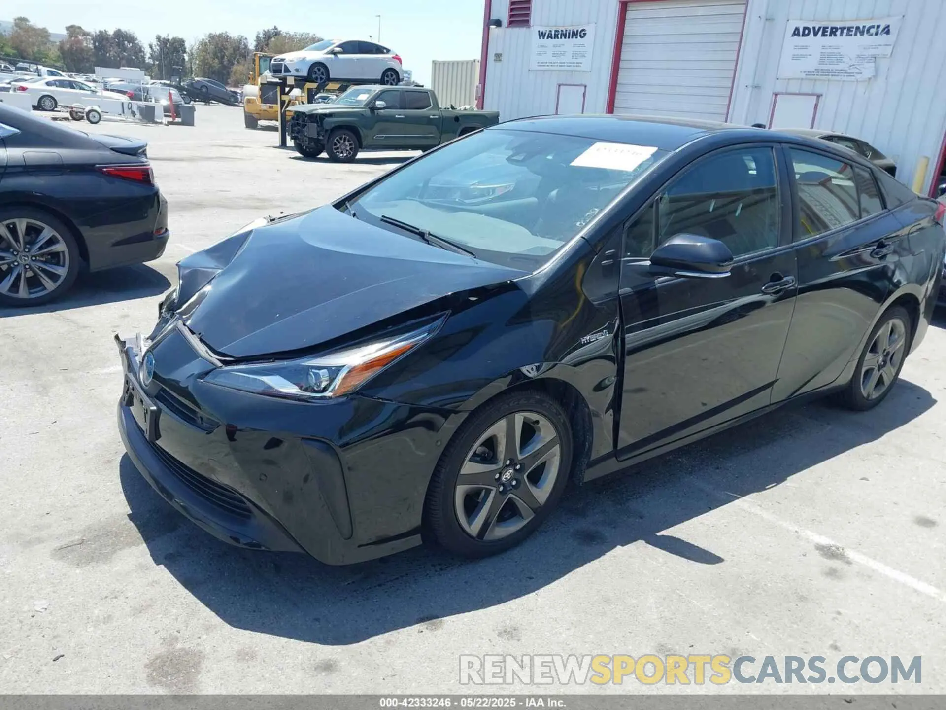 2 Photograph of a damaged car JTDKAMFU4M3143948 TOYOTA PRIUS 2021