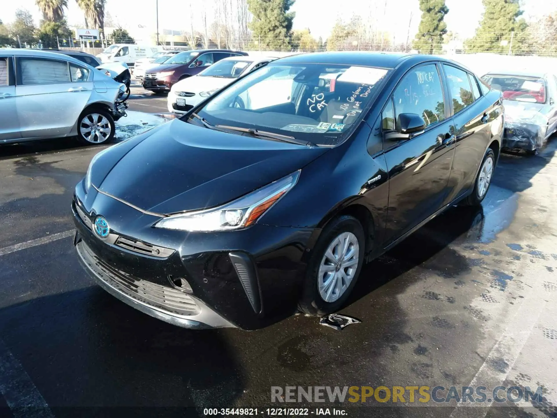 2 Photograph of a damaged car JTDKAMFU4M3146798 TOYOTA PRIUS 2021