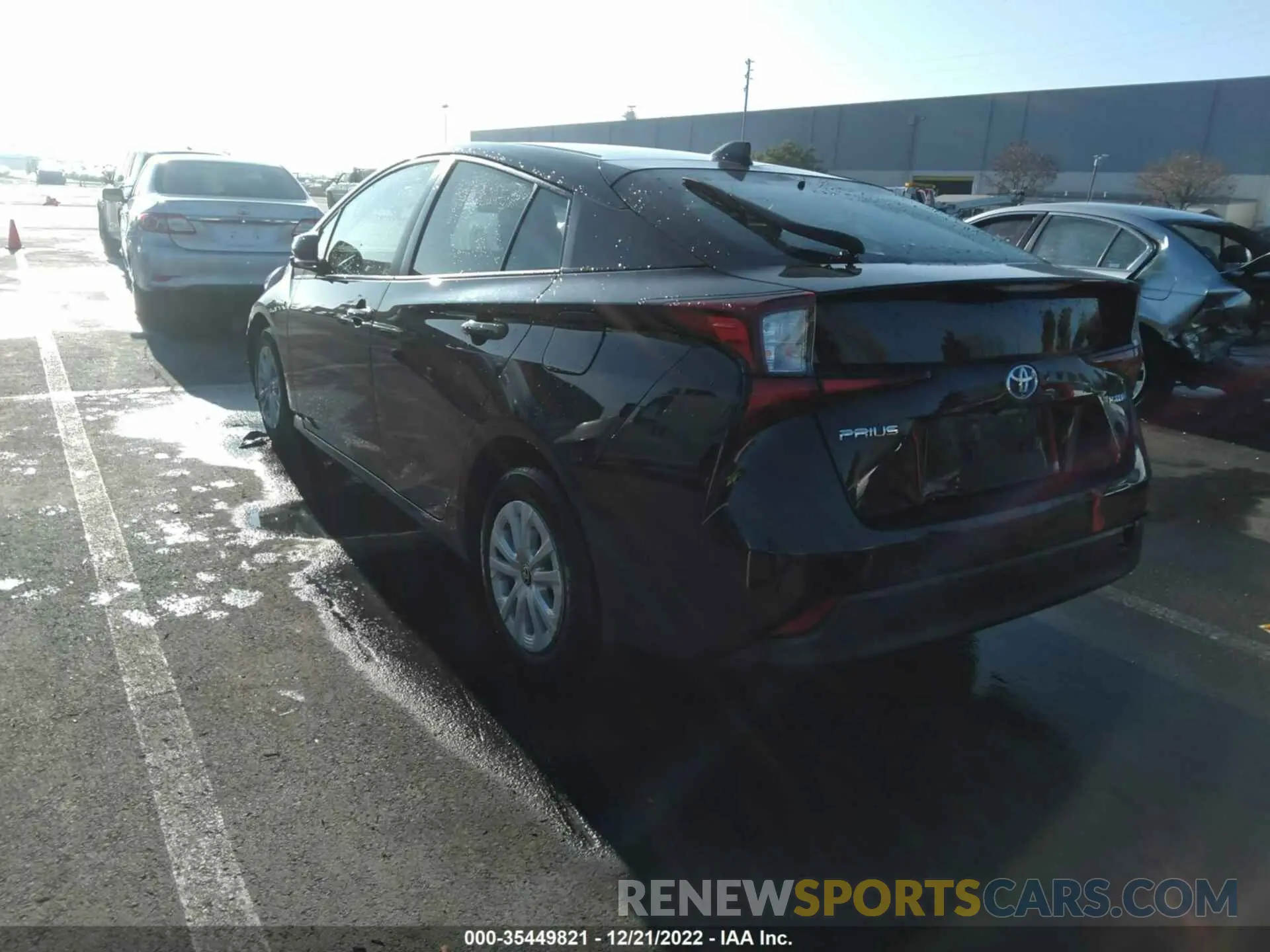 3 Photograph of a damaged car JTDKAMFU4M3146798 TOYOTA PRIUS 2021