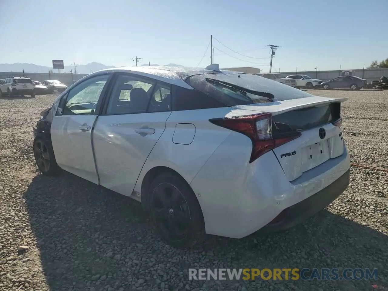 2 Фотография поврежденного автомобиля JTDKAMFU5M3127192 TOYOTA PRIUS 2021