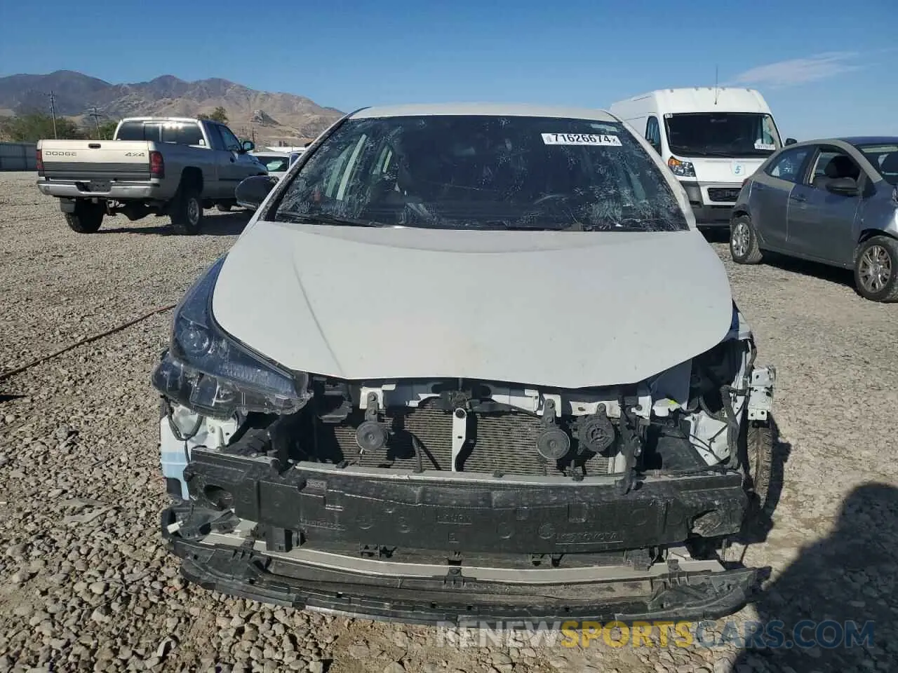 5 Фотография поврежденного автомобиля JTDKAMFU5M3127192 TOYOTA PRIUS 2021