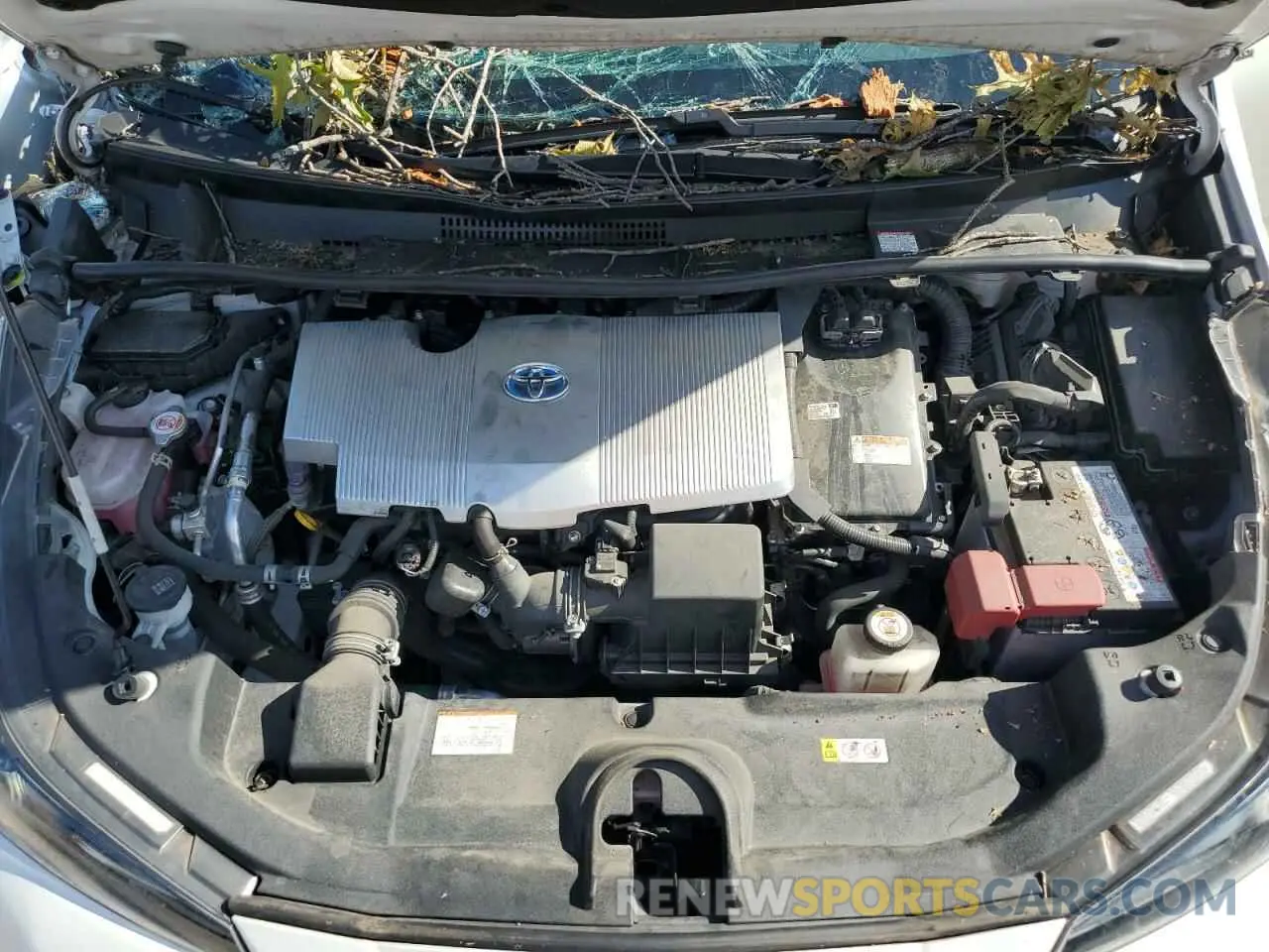11 Фотография поврежденного автомобиля JTDKAMFU5M3127547 TOYOTA PRIUS 2021