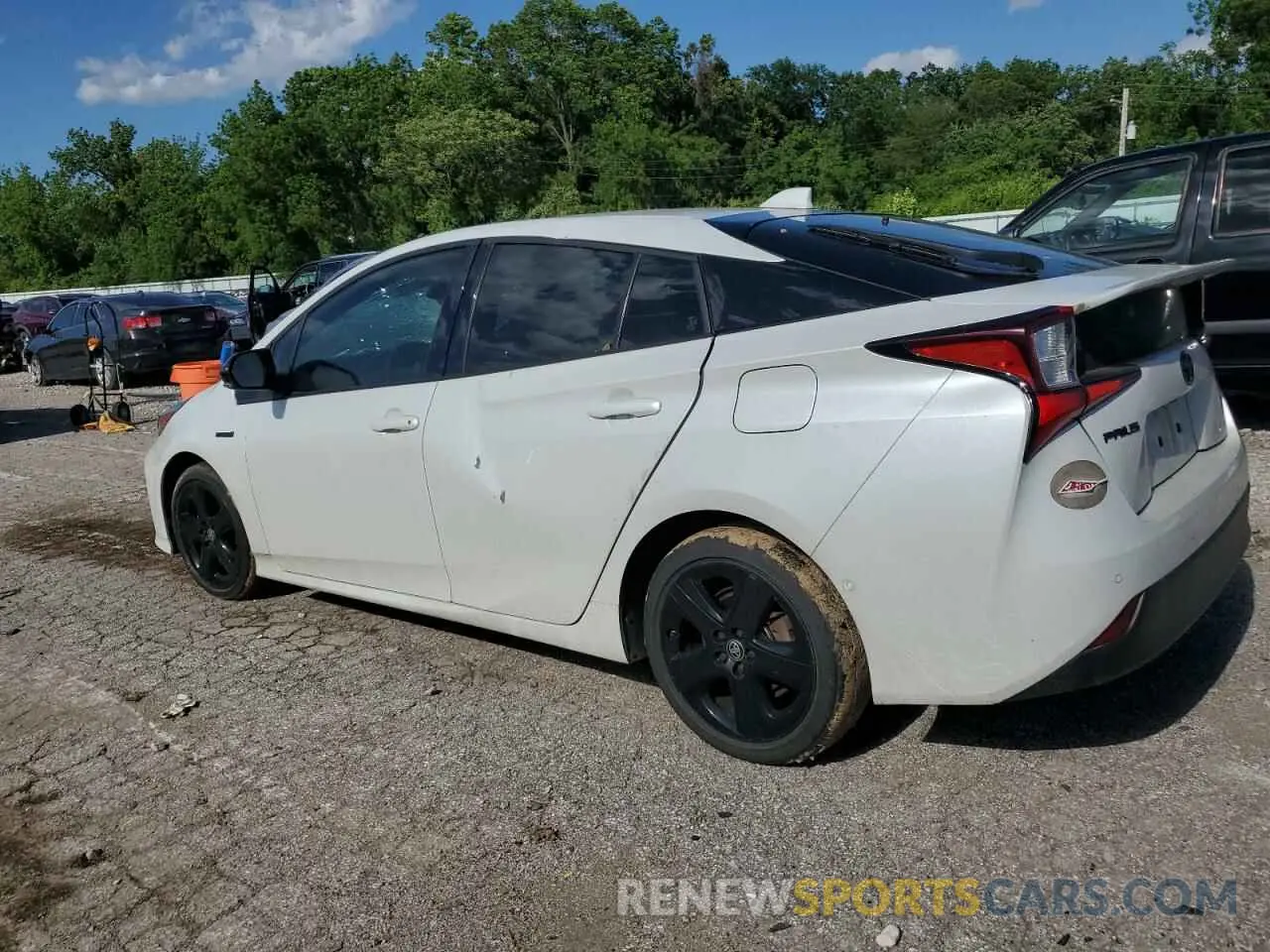 2 Фотография поврежденного автомобиля JTDKAMFU5M3127547 TOYOTA PRIUS 2021