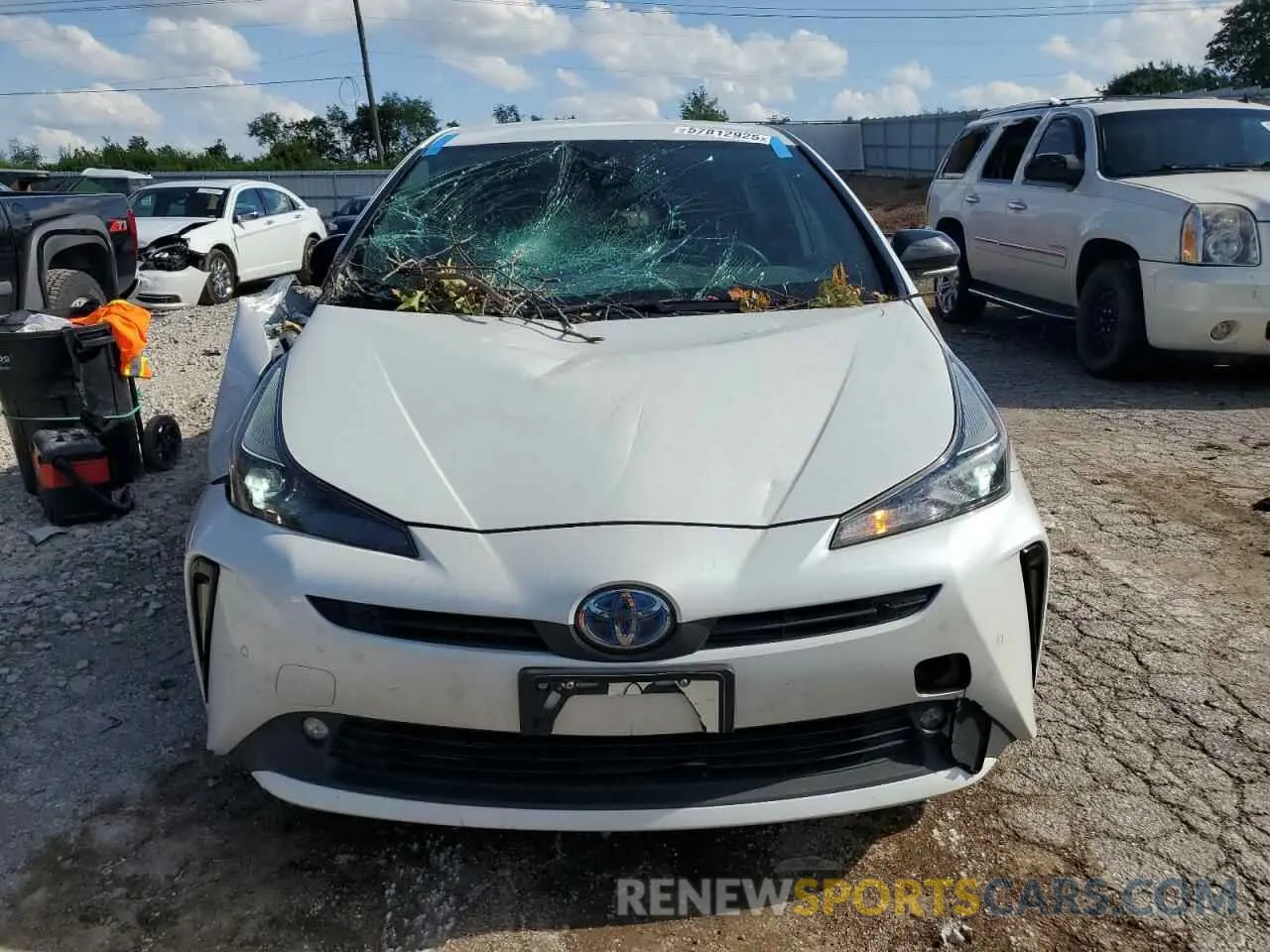 5 Фотография поврежденного автомобиля JTDKAMFU5M3127547 TOYOTA PRIUS 2021