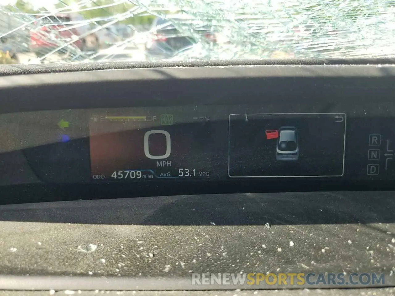 9 Фотография поврежденного автомобиля JTDKAMFU5M3127547 TOYOTA PRIUS 2021