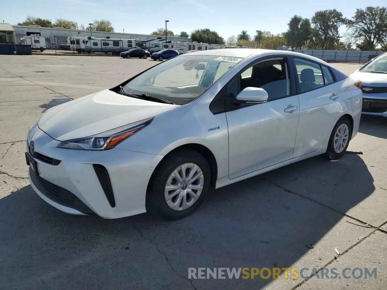 1 Фотография поврежденного автомобиля JTDKAMFU5M3130139 TOYOTA PRIUS 2021