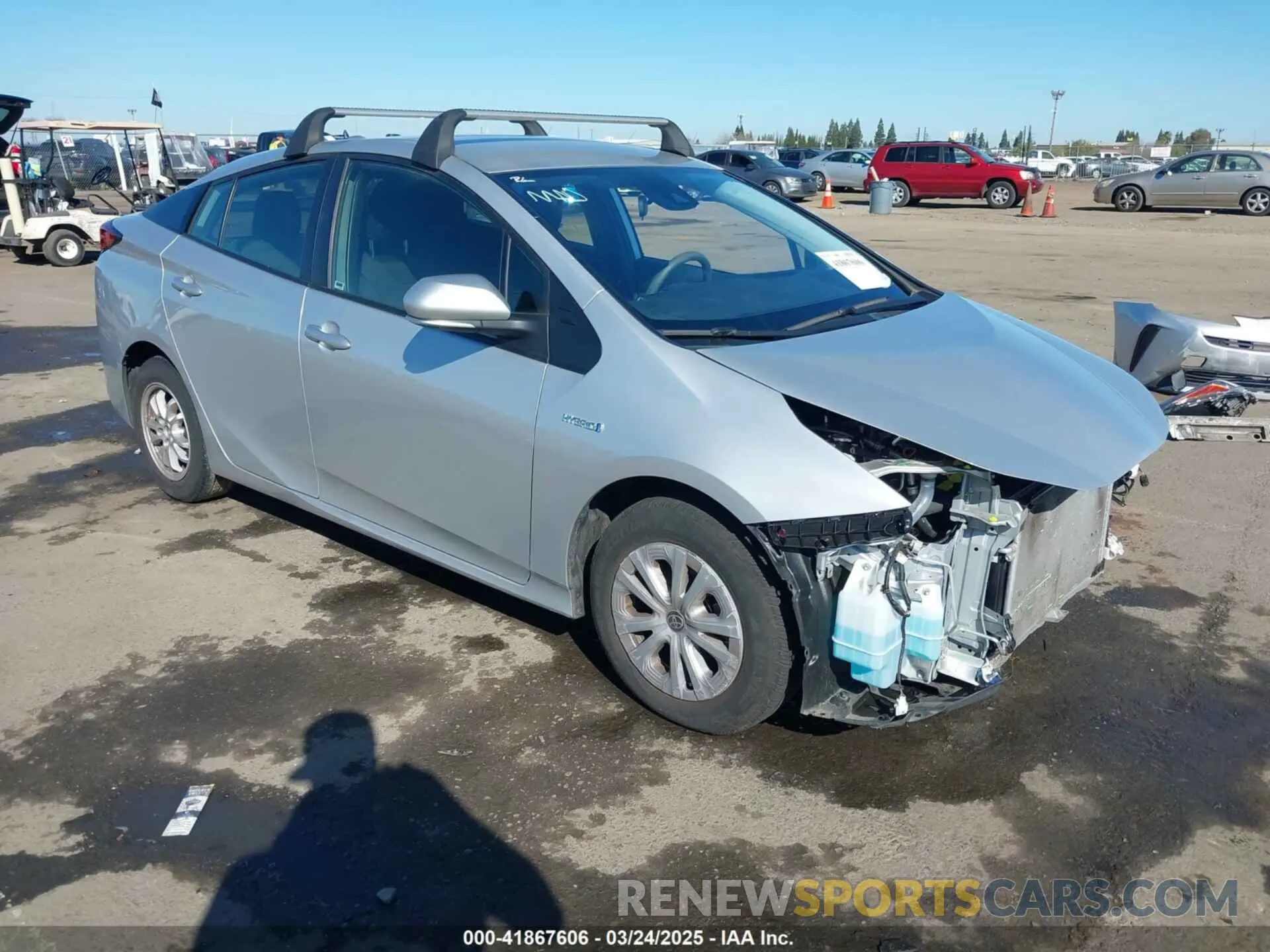 1 Photograph of a damaged car JTDKAMFU5M3130478 TOYOTA PRIUS 2021
