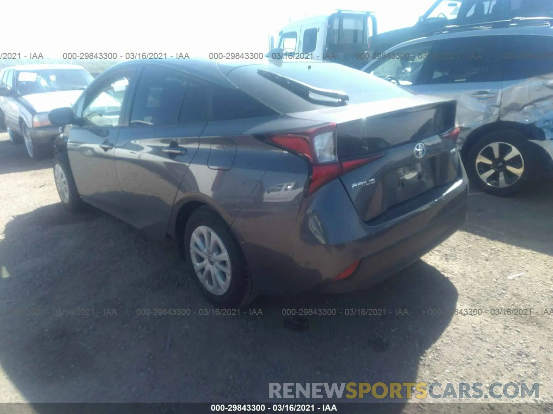 3 Photograph of a damaged car JTDKAMFU5M3131954 TOYOTA PRIUS 2021