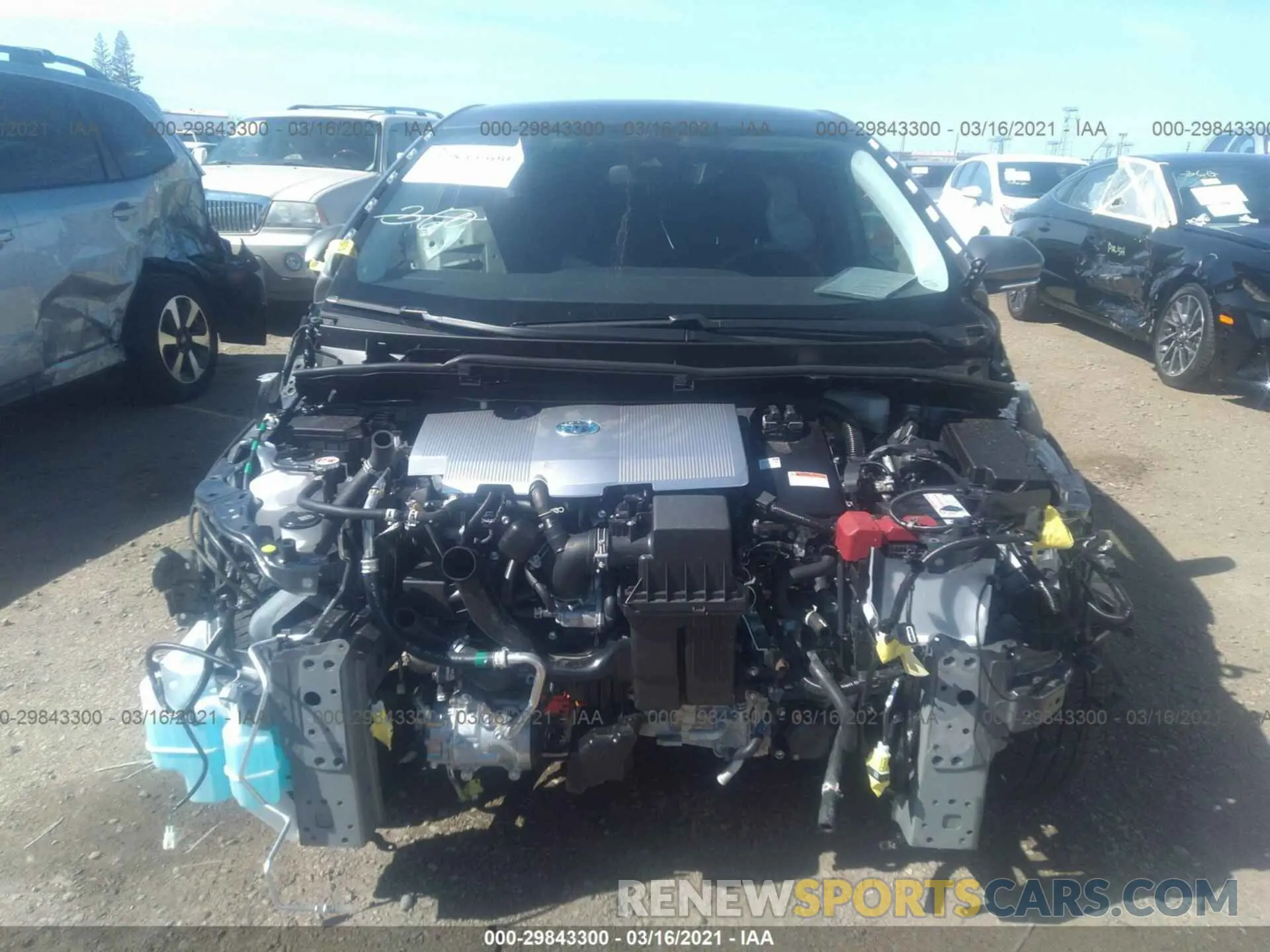 6 Photograph of a damaged car JTDKAMFU5M3131954 TOYOTA PRIUS 2021