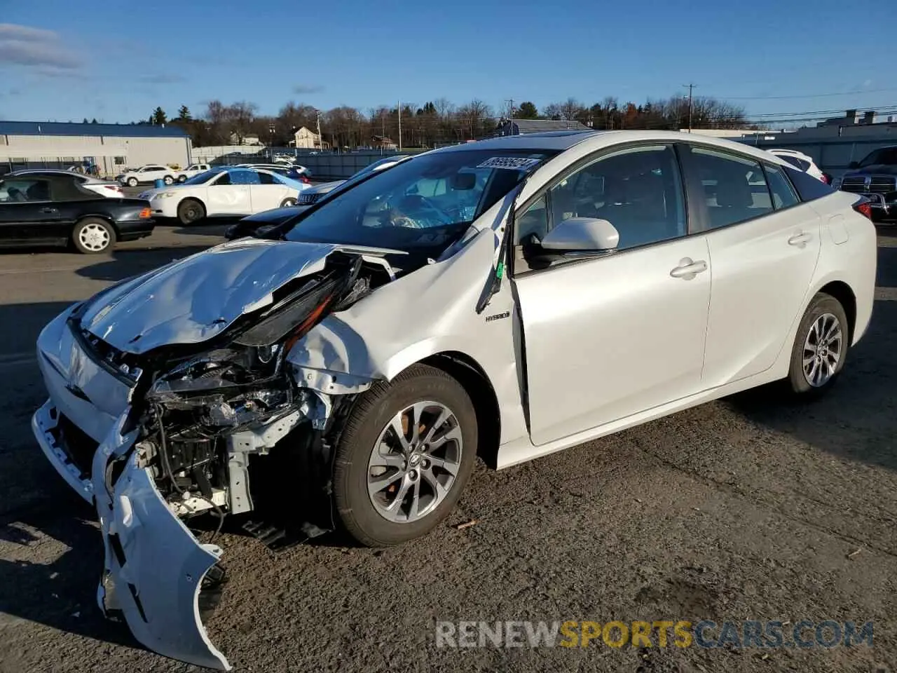 1 Photograph of a damaged car JTDKAMFU5M3141089 TOYOTA PRIUS 2021