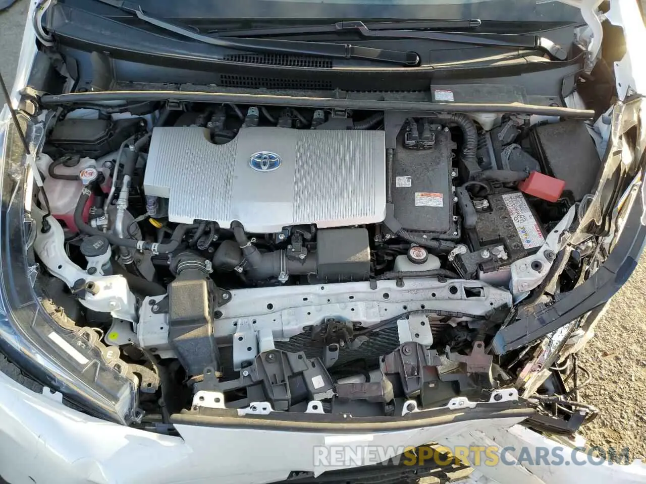 11 Фотография поврежденного автомобиля JTDKAMFU5M3141089 TOYOTA PRIUS 2021