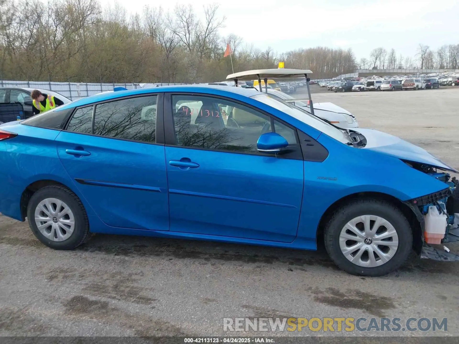 13 Photograph of a damaged car JTDKAMFU5M3145949 TOYOTA PRIUS 2021