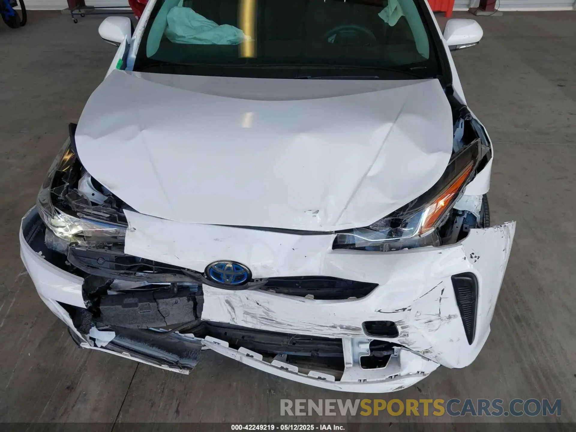 6 Фотография поврежденного автомобиля JTDKAMFU5M3146342 TOYOTA PRIUS 2021