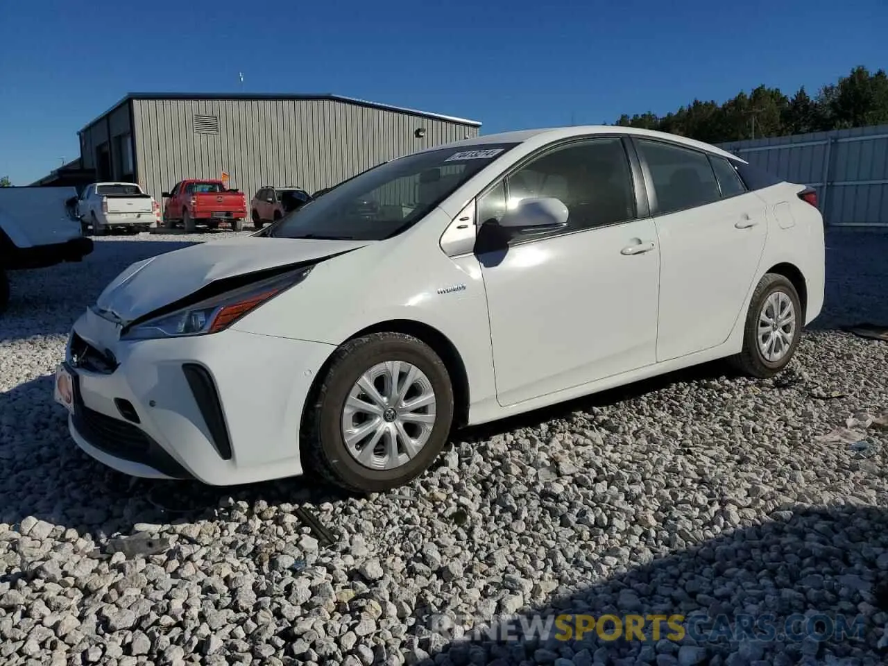 1 Photograph of a damaged car JTDKAMFU6M3145233 TOYOTA PRIUS 2021