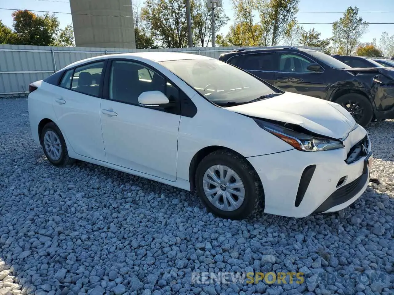 4 Photograph of a damaged car JTDKAMFU6M3145233 TOYOTA PRIUS 2021