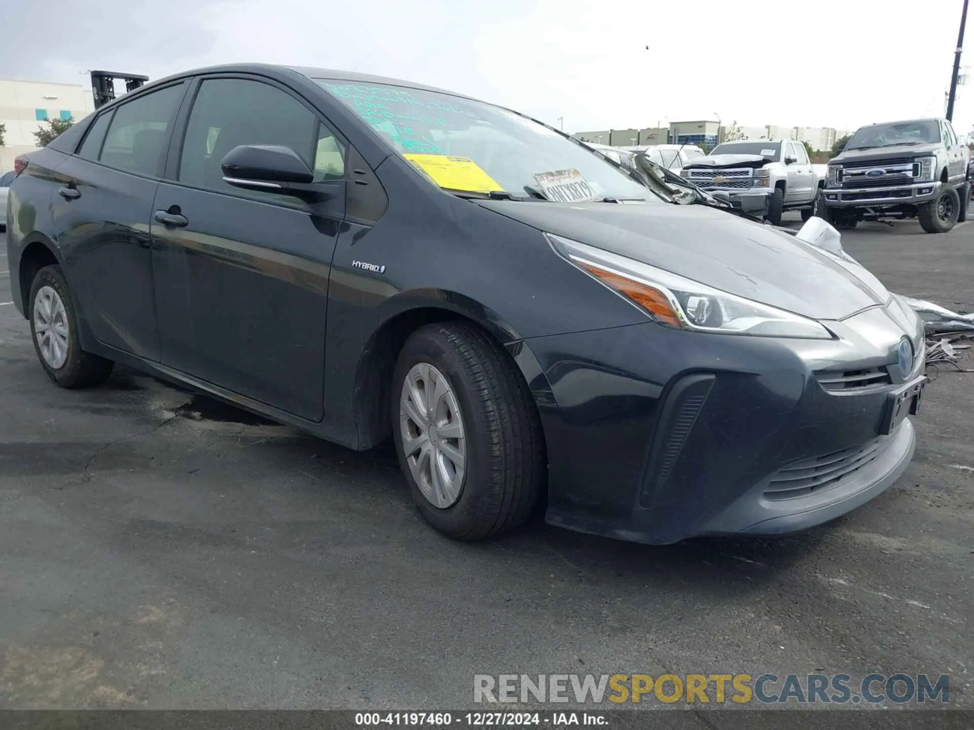 1 Фотография поврежденного автомобиля JTDKAMFU7M3146259 TOYOTA PRIUS 2021