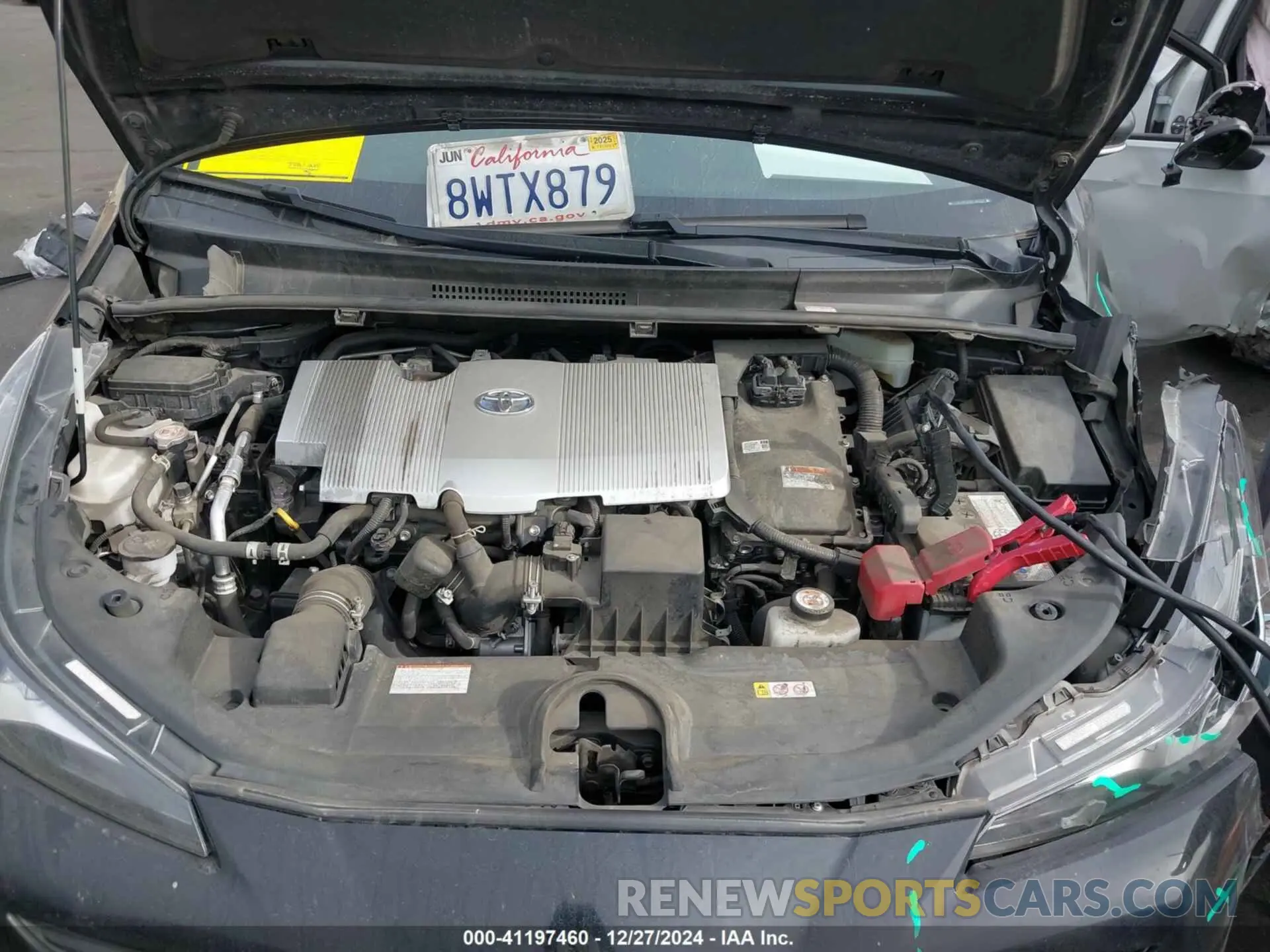 10 Фотография поврежденного автомобиля JTDKAMFU7M3146259 TOYOTA PRIUS 2021