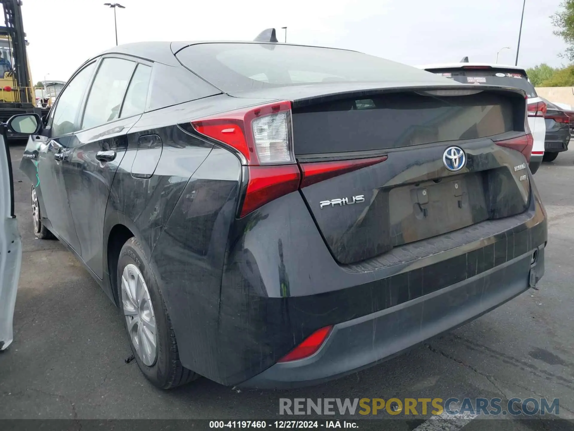 3 Фотография поврежденного автомобиля JTDKAMFU7M3146259 TOYOTA PRIUS 2021
