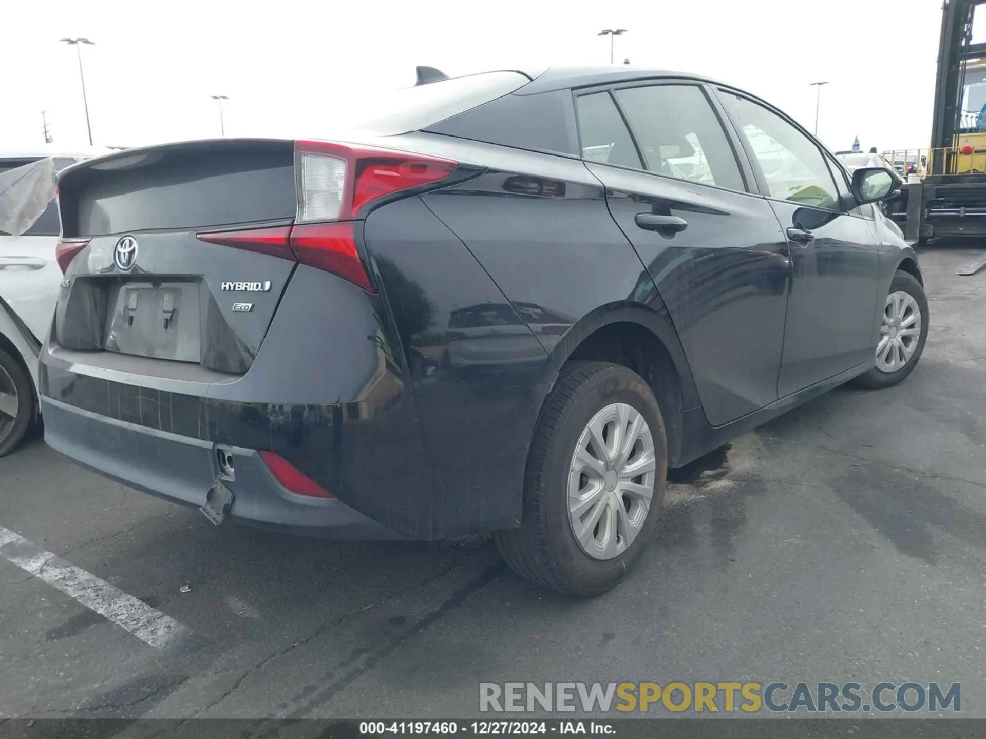 4 Фотография поврежденного автомобиля JTDKAMFU7M3146259 TOYOTA PRIUS 2021