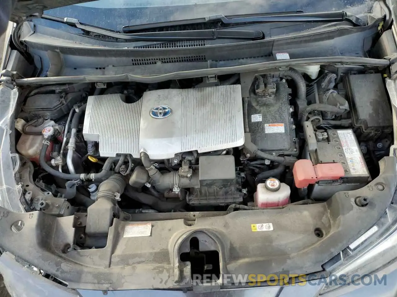 11 Фотография поврежденного автомобиля JTDKAMFU7M3150036 TOYOTA PRIUS 2021