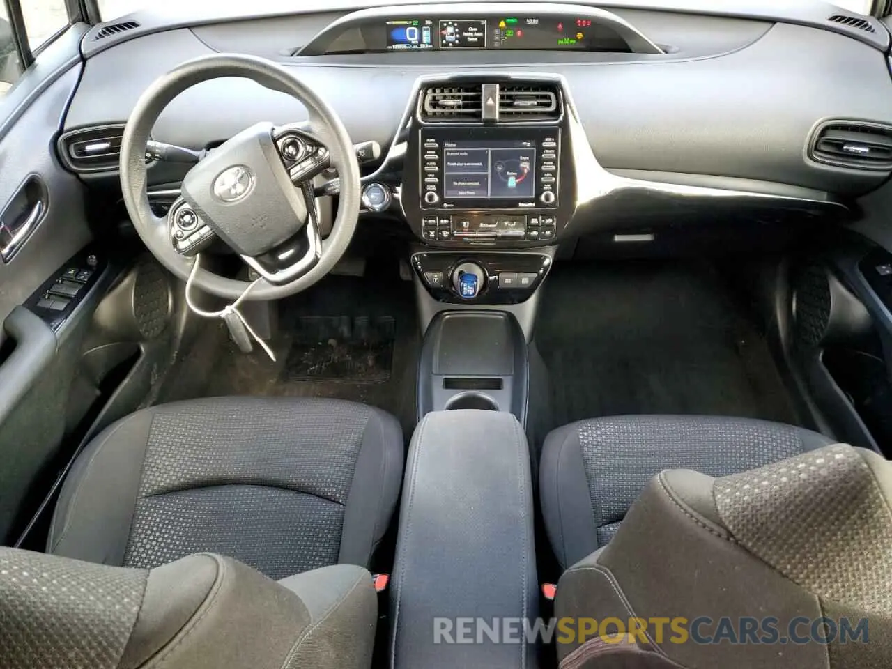 8 Фотография поврежденного автомобиля JTDKAMFU7M3150036 TOYOTA PRIUS 2021