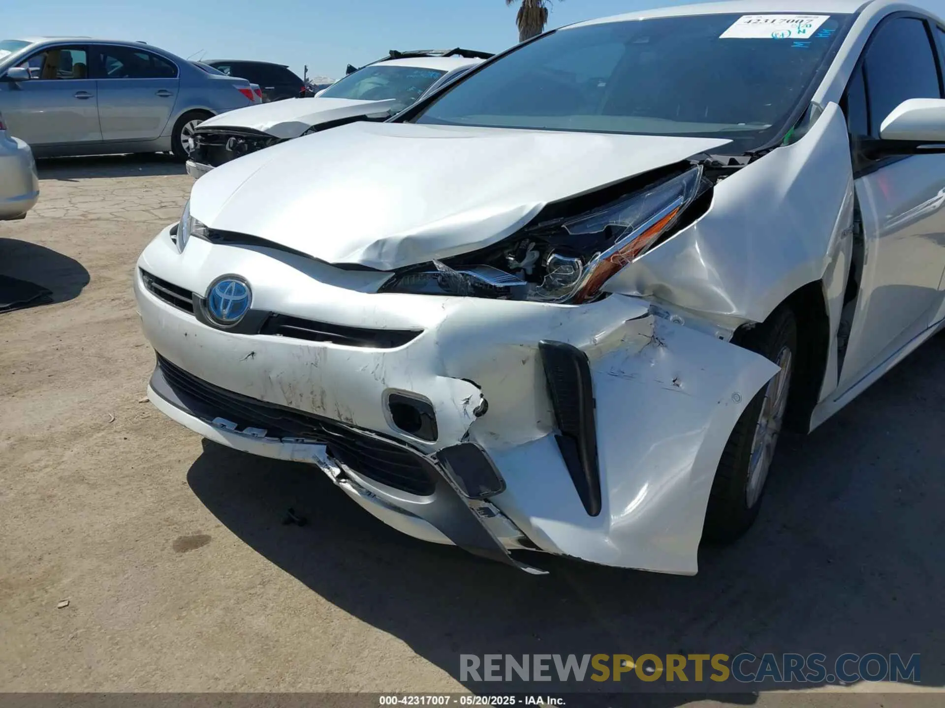 6 Photograph of a damaged car JTDKAMFU8M3135142 TOYOTA PRIUS 2021