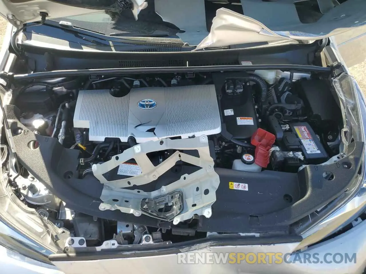 11 Photograph of a damaged car JTDKAMFU8M3135691 TOYOTA PRIUS 2021