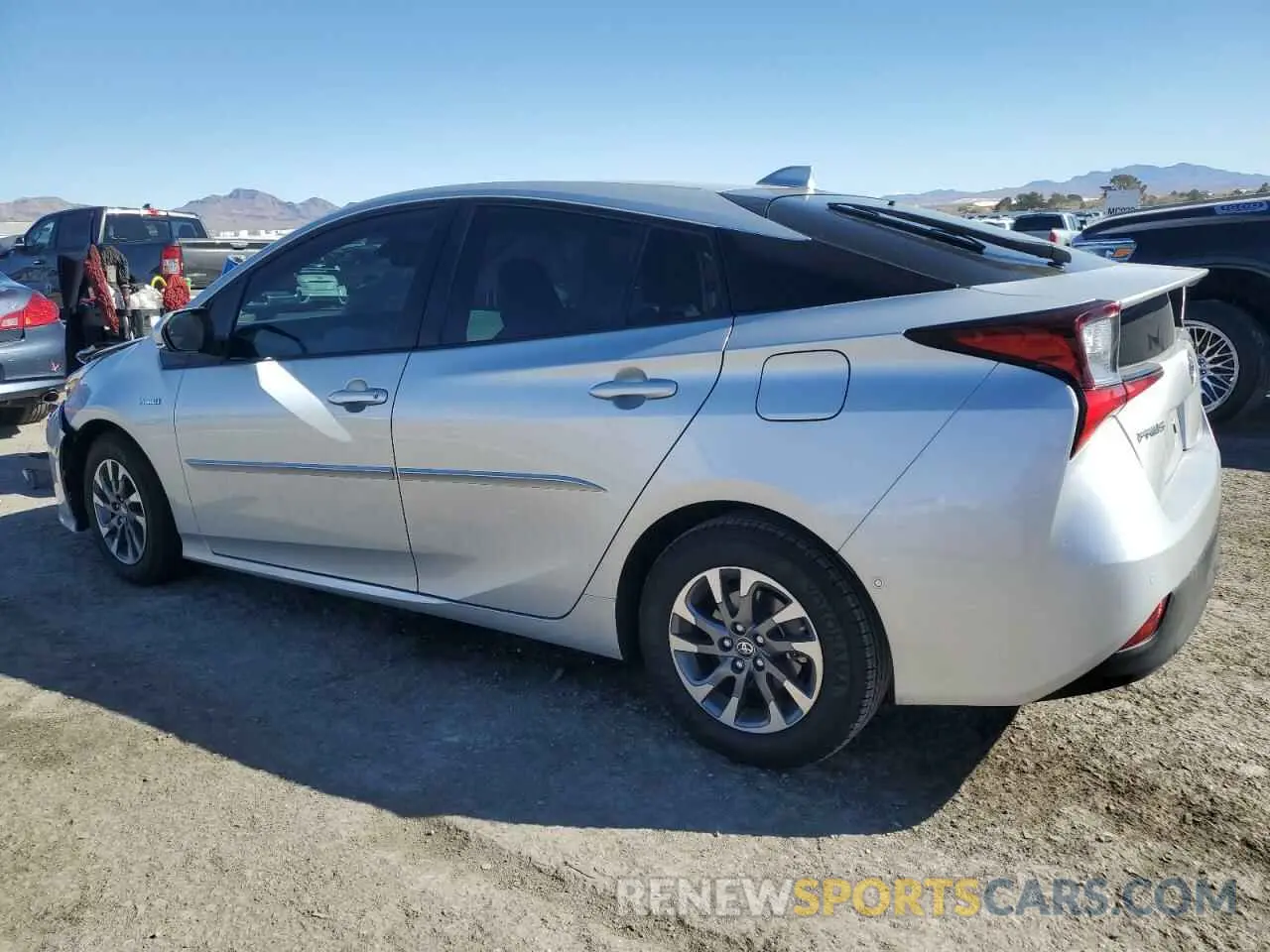 2 Photograph of a damaged car JTDKAMFU8M3135691 TOYOTA PRIUS 2021