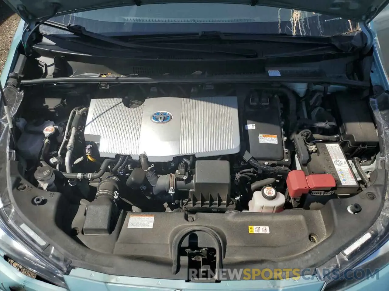 11 Фотография поврежденного автомобиля JTDKAMFU8M3143970 TOYOTA PRIUS 2021