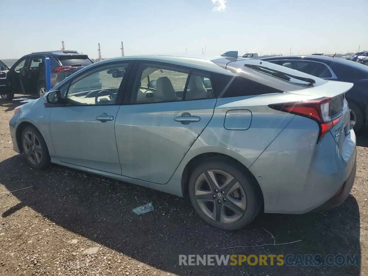 2 Фотография поврежденного автомобиля JTDKAMFU8M3143970 TOYOTA PRIUS 2021