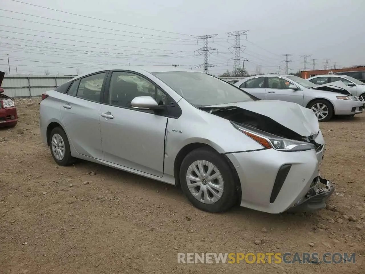4 Photograph of a damaged car JTDKAMFU8M3150319 TOYOTA PRIUS 2021