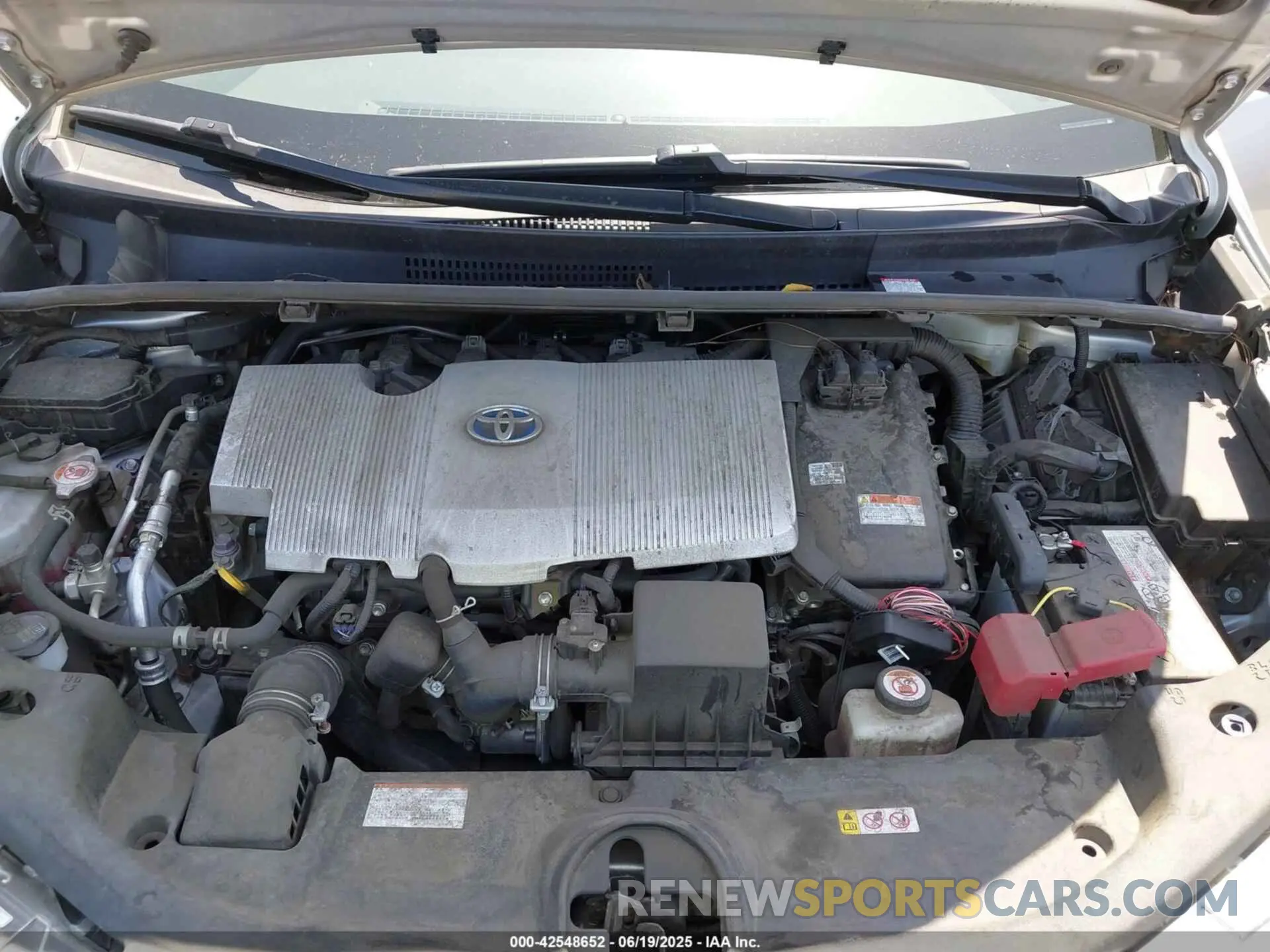 10 Фотография поврежденного автомобиля JTDKAMFU8M3150739 TOYOTA PRIUS 2021
