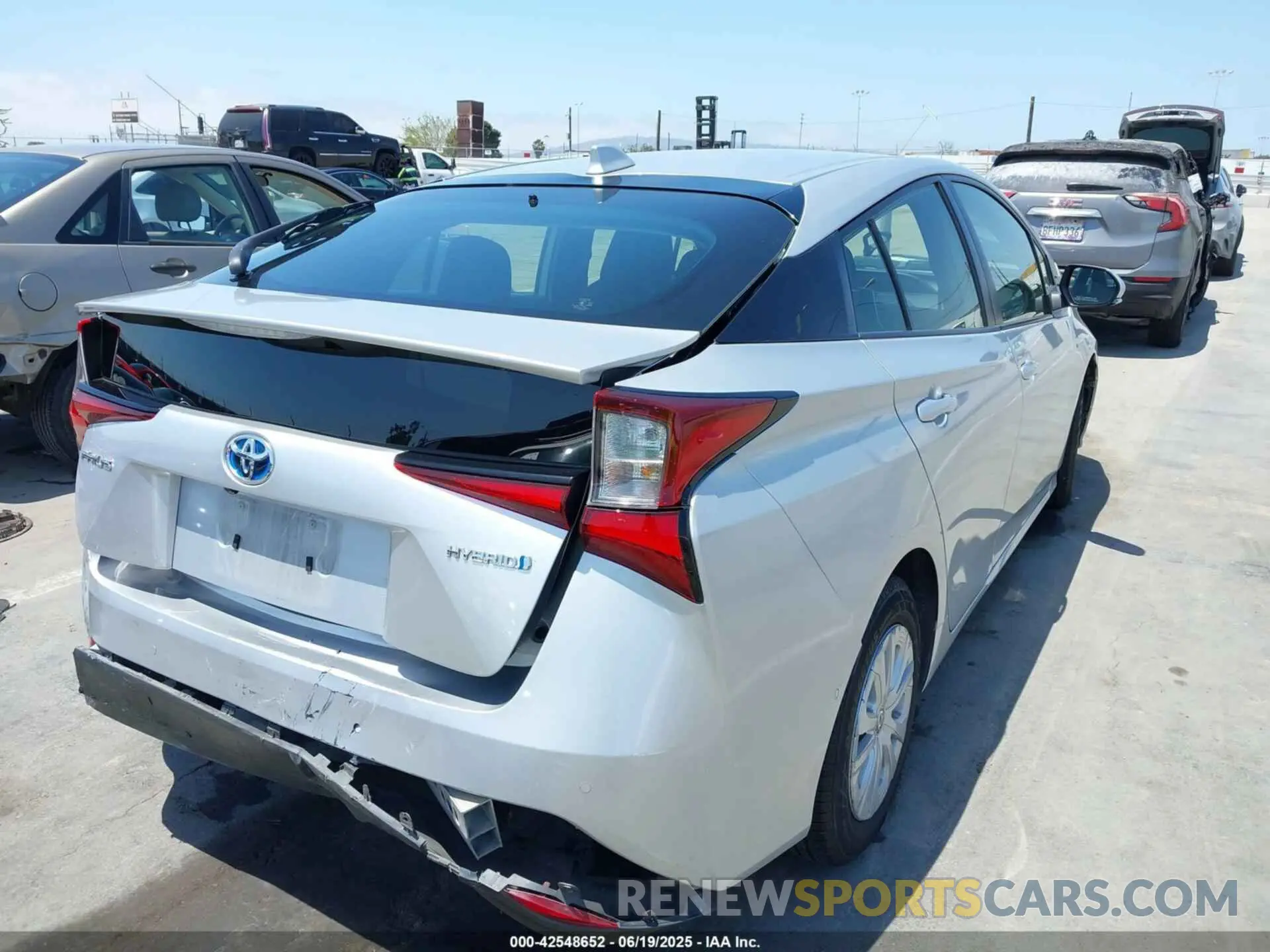 6 Фотография поврежденного автомобиля JTDKAMFU8M3150739 TOYOTA PRIUS 2021
