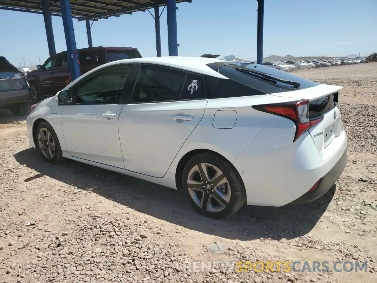 2 Photograph of a damaged car JTDKAMFU9M3132010 TOYOTA PRIUS 2021