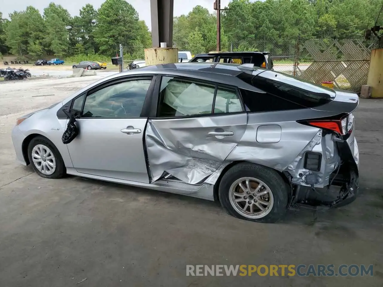 2 Photograph of a damaged car JTDKAMFU9M3142911 TOYOTA PRIUS 2021