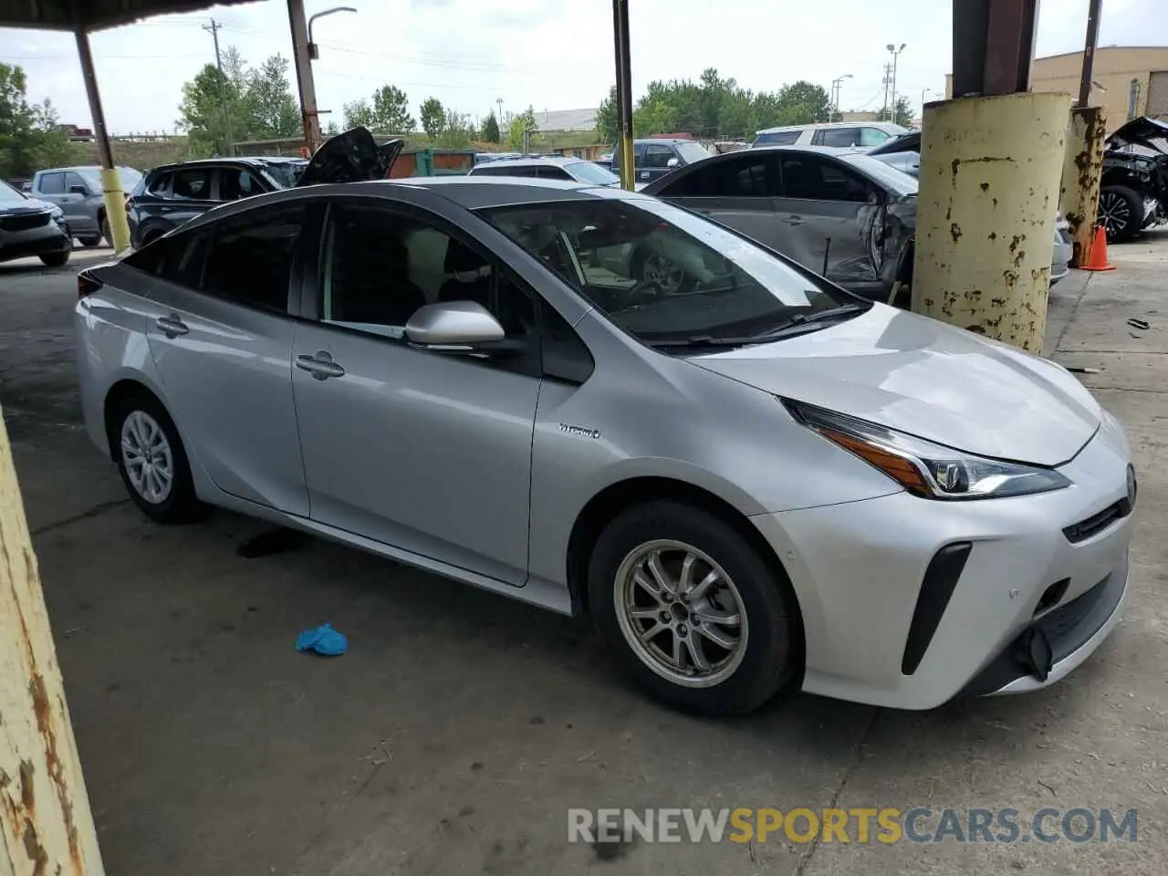 4 Photograph of a damaged car JTDKAMFU9M3142911 TOYOTA PRIUS 2021
